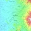 Kidapawan topographic map, elevation, terrain