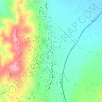Juan Frio topographic map, elevation, terrain