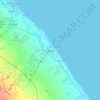 Sohar topographic map, elevation, terrain