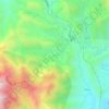 Al Jawah topographic map, elevation, terrain