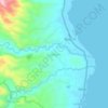 Lindogon topographic map, elevation, terrain