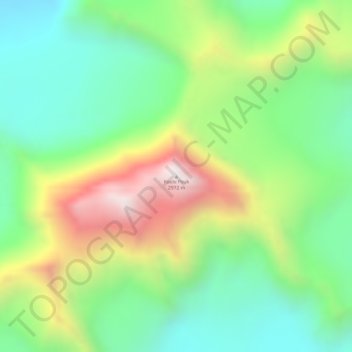 Keele Peak topographic map, elevation, terrain