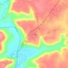 Jacksonville topographic map, elevation, terrain