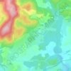 Le Breuil topographic map, elevation, terrain