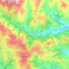 Ponte Rio topographic map, elevation, terrain