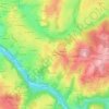 Chabant topographic map, elevation, terrain