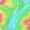 Roncone topographic map, elevation, terrain