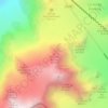 Triangle du Tacul topographic map, elevation, terrain