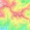 Mont Noir topographic map, elevation, terrain