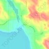 Horton Bay topographic map, elevation, terrain