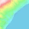 Alo topographic map, elevation, terrain