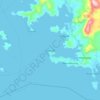 Dinagat topographic map, elevation, terrain