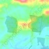 Mount Blanc topographic map, elevation, terrain