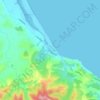 Waipu Cove topographic map, elevation, terrain