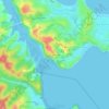 Wade Heads topographic map, elevation, terrain