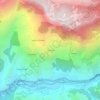 Chimlin topographic map, elevation, terrain