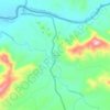 Mereb topographic map, elevation, terrain