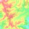 White River topographic map, elevation, terrain