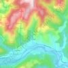 L'Hubac topographic map, elevation, terrain