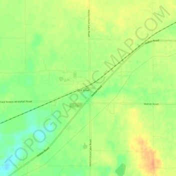 Holton topographic map, elevation, terrain