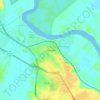 Campana topographic map, elevation, terrain