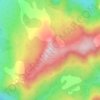 Junction Hill topographic map, elevation, terrain