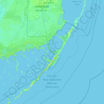 Cross Key topographic map, elevation, terrain