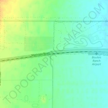 Heaton topographic map, elevation, terrain