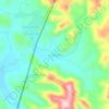 Ban Pueng Klueng topographic map, elevation, terrain