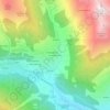 Prailles-Dessous topographic map, elevation, terrain