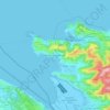 Portorož / Portorose topographic map, elevation, terrain