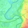 Meers topographic map, elevation, terrain