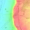 Harmston topographic map, elevation, terrain