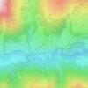 Guarda topographic map, elevation, terrain