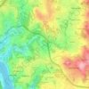 Lagoa topographic map, elevation, terrain