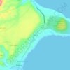 Olang topographic map, elevation, terrain