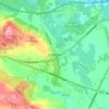 Delamere topographic map, elevation, terrain
