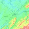 Johnson City topographic map, elevation, terrain