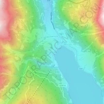 Froi - Froia topographic map, elevation, terrain