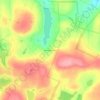 Hemlock Farms topographic map, elevation, terrain