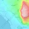 Easter Balgedie topographic map, elevation, terrain