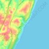 Umdloti / eMdloti topographic map, elevation, terrain
