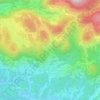 Studenca topographic map, elevation, terrain