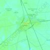 Shahdadpur topographic map, elevation, terrain