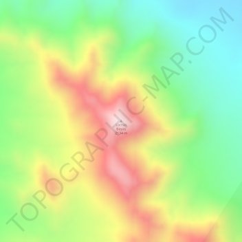 Lomas Bayas topographic map, elevation, terrain