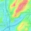Chandler Hill topographic map, elevation, terrain