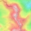 Mont Aiga topographic map, elevation, terrain