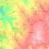 Pernigem topographic map, elevation, terrain