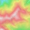 La Peyre topographic map, elevation, terrain