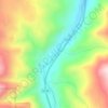 Pollock topographic map, elevation, terrain